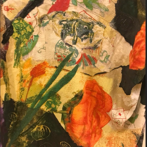 Vintage Jams world Aloha Hawaiian Ginseng Rayon Short Sleeve Button Up Shirt M - Picture 3 of 10